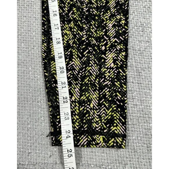 Sweaty Betty Leggings Womens Medium Black Herringbone The Power‎ 7/8 Pockets - Picture 9 of 12